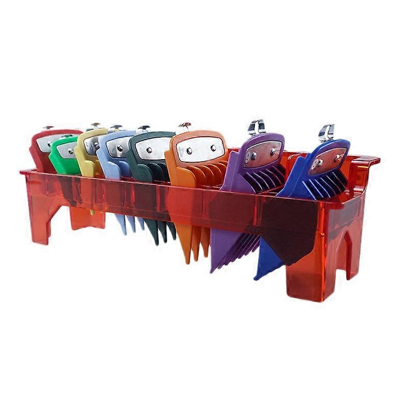 8Pcs/Set Barber Replacement Clipper Comb Colorful Guide Comb Multiple Sizes Limit Comb