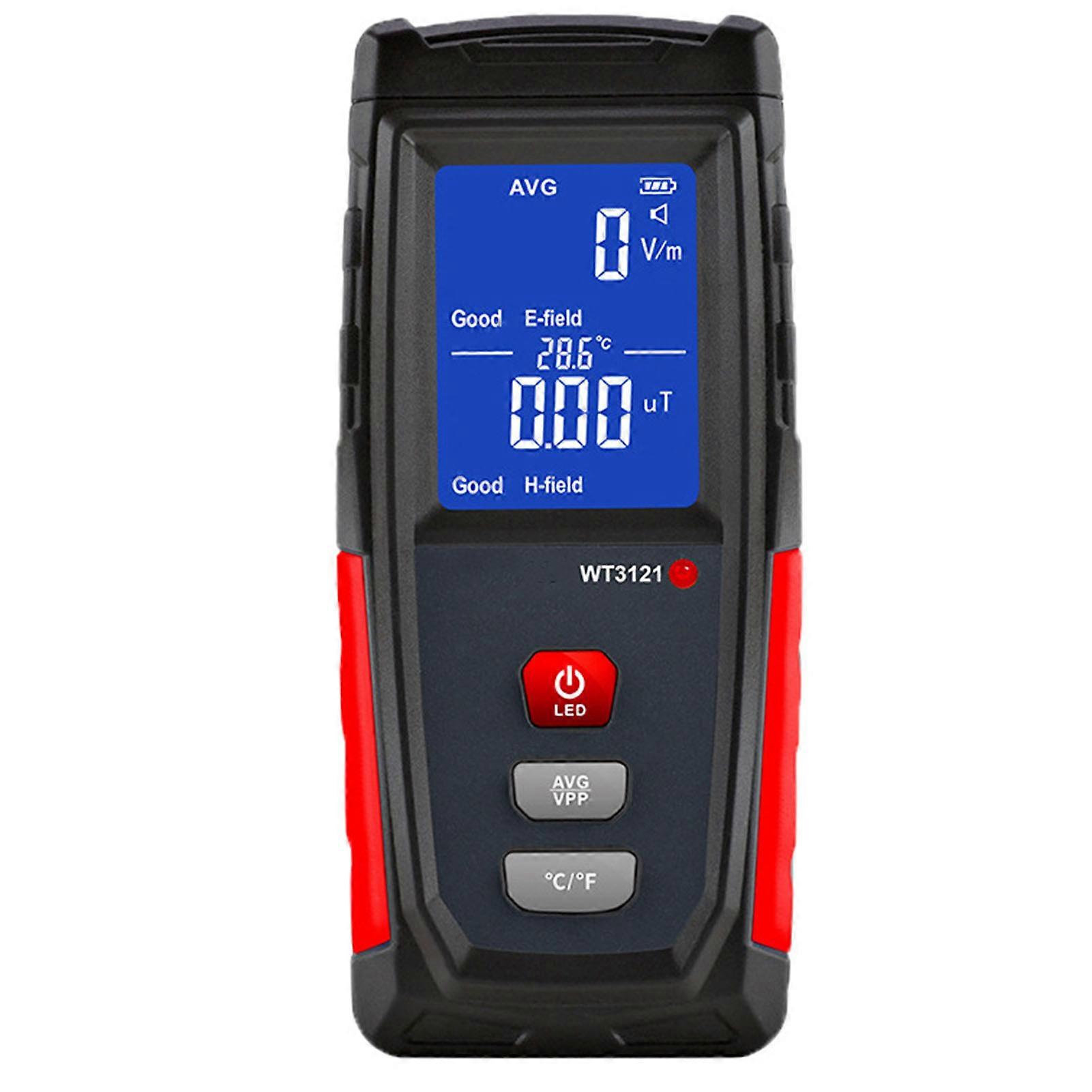 Electromagnetic Field Radiation Detector LCD Electric Field Meter for Home Appliance Phone Computer WT3121