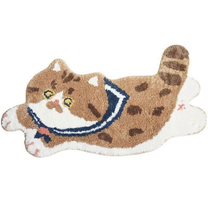 ファッショナブルな漫画の猫の寝室ベッドサイドカーペットリビングルームソファコーヒーテーブルロングカーペット