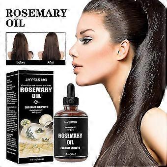 Jaysuing Rosemary Thick Hair Essential Oil Thick Hair Smooth Care Repairs Damaged Hair, Dry, Frizzy Ends |