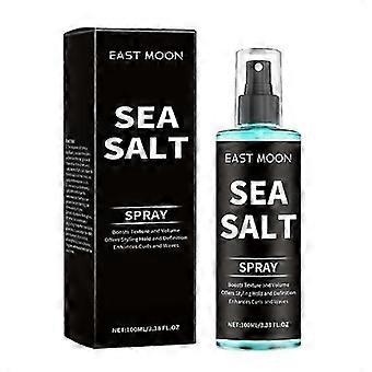 Gekrulde spray, Oostmaan Zee Zout Krullend Haar Spray Blijvende Vormgeving Elastine Krullend Haar Luie Verfrissende Haar Gel Spray - 100Ml