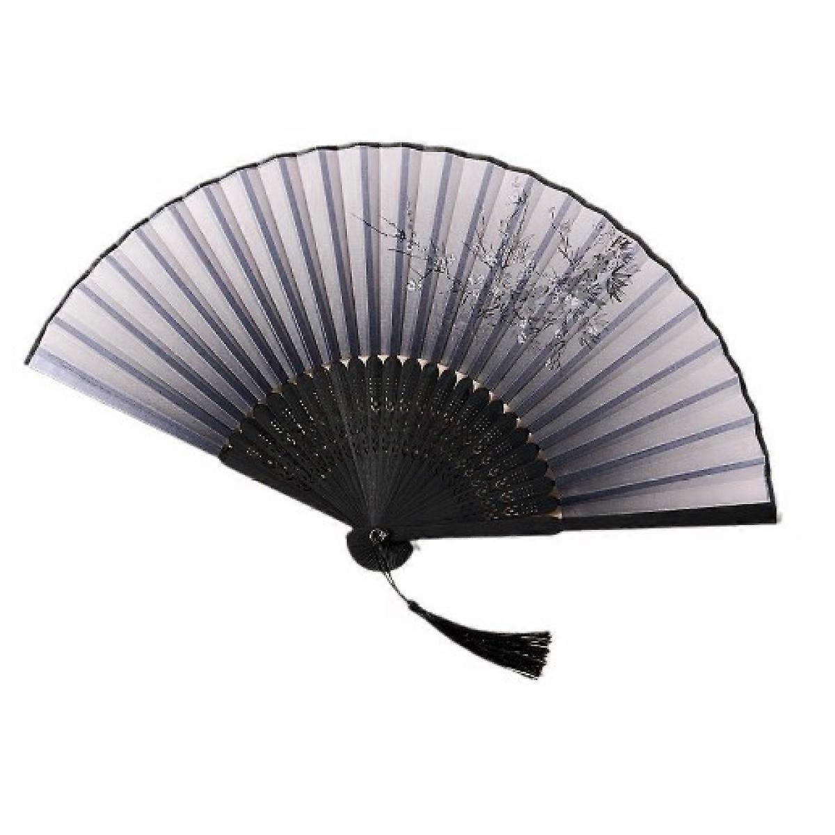 Folding Bamboo Hand Fan for Summer Cooling, Gift, Decoration