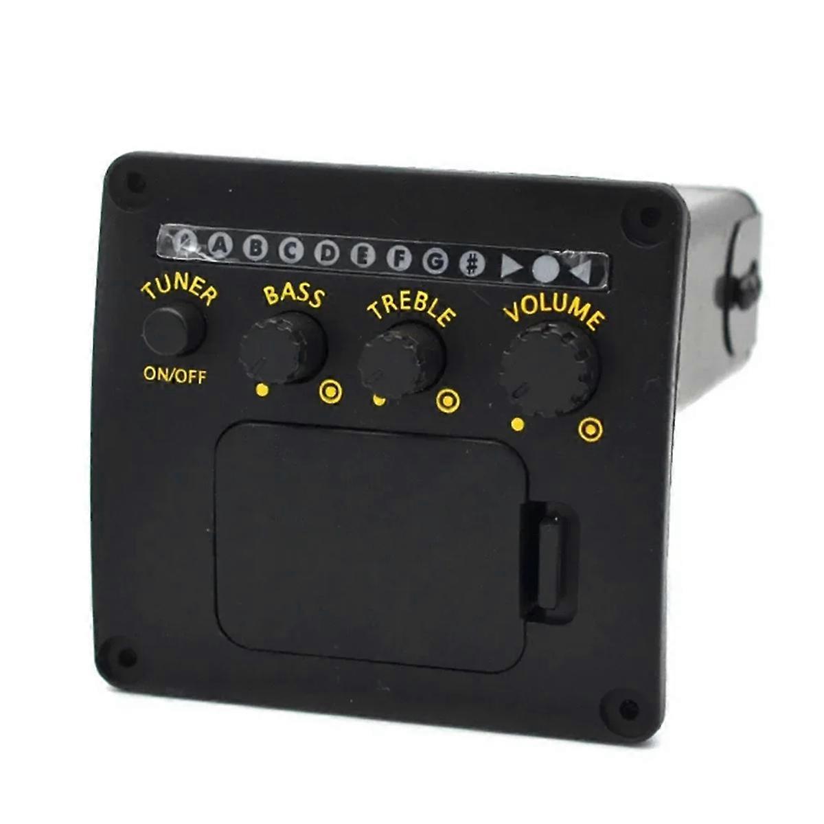 Chitară acustică profesională Preamplificator EQ Tuner Pickup Pickup pentru chitară Preamplificator Tuner Piezo Pickup Egalizator Accesoriu pentru chitară