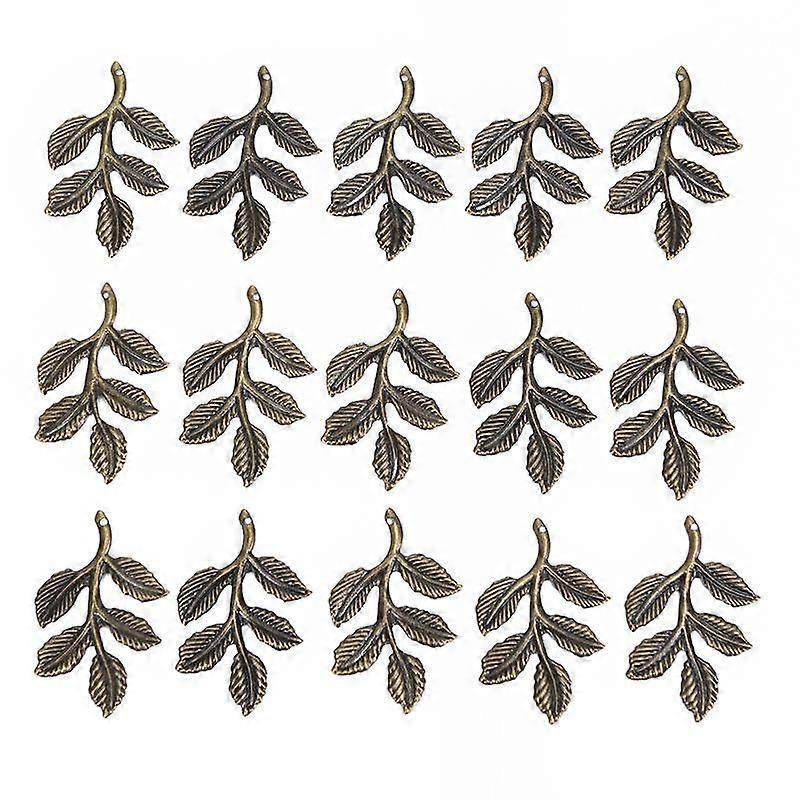 30Pcs/Set Leaf Gold And Silver Wire Winding Packaging Connector Diy Jewelry Production