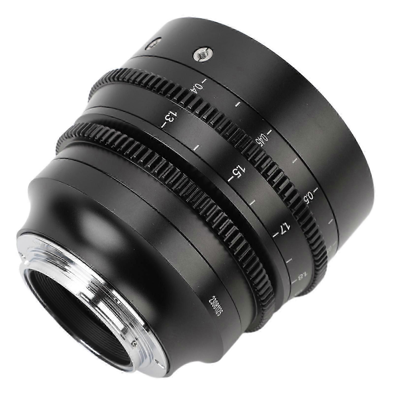 14mm T2.9 Full Frame Cinema Lens 114 Degree Ultra Wide Angle Manual Focus Cinema Lens 270 Degree Focus Stroke E Mount for A7 A7R A7S A7II