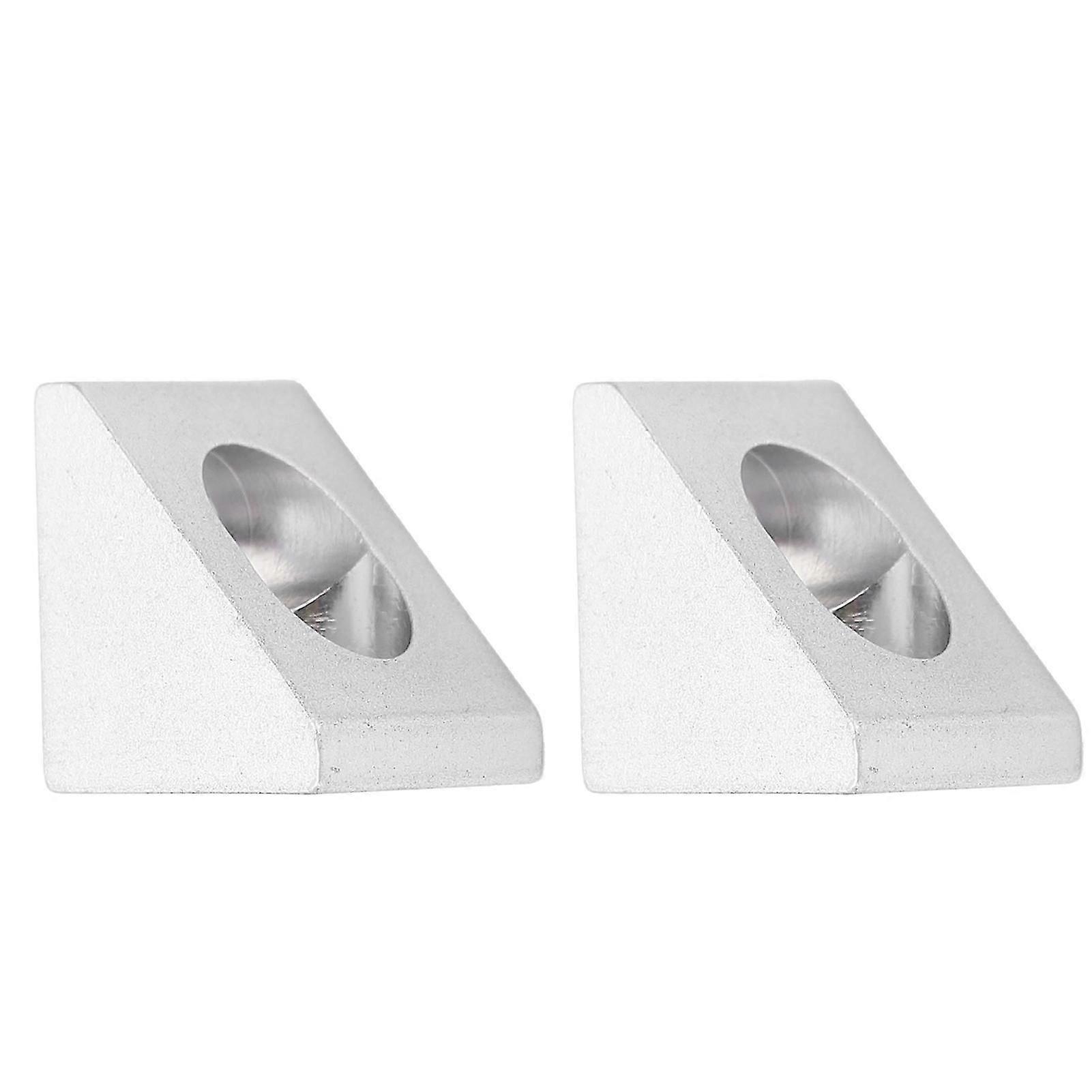 2Pcs 19mmx19mm Right-Angled Triangle Seat Inside Corner Gusset Bracket