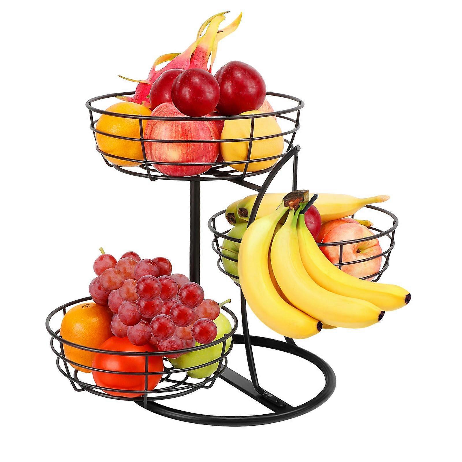 3-layer detachable fruit basket
