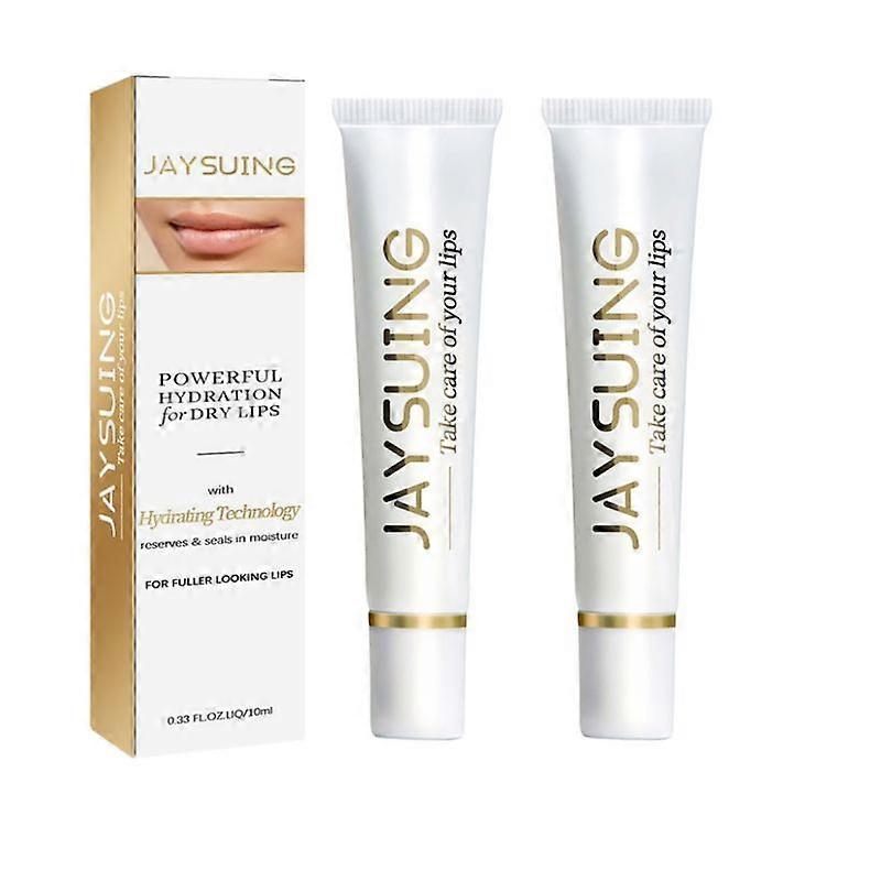2Pcs 10ml Baume à Lèvres Ultra Hydratant Soin des Lèvres Hydratant & Repulpant