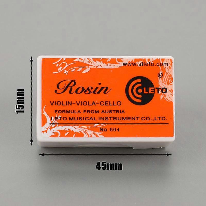 High Quality Lo-Price Leto Rosin for Violin, Viola, Cello 603 Resin Violin Violin Accessories Erhu Bow Strings 1PC