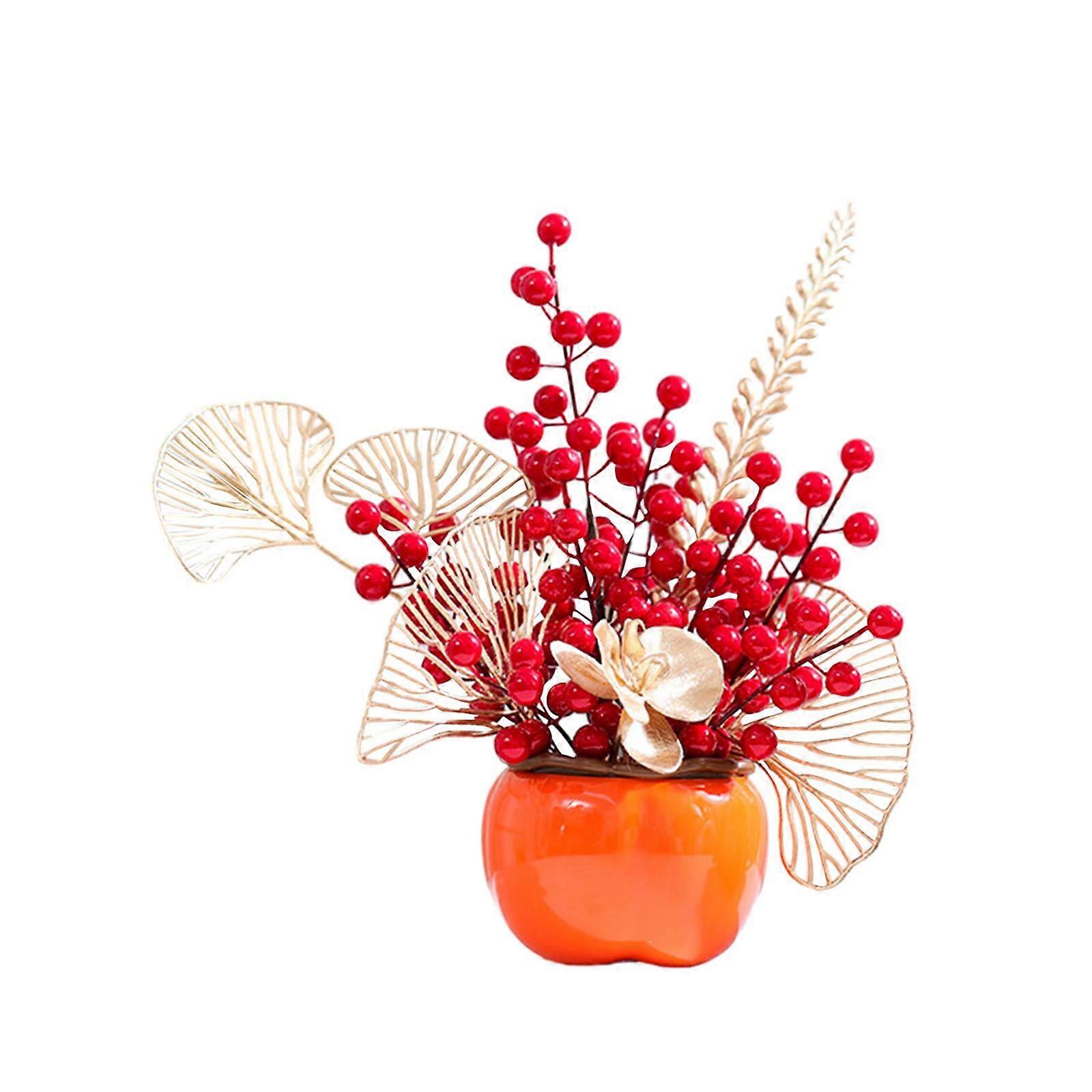 Chinese New Year Decoration Artificial Flower Bouquet Decorative Tabletop Spring