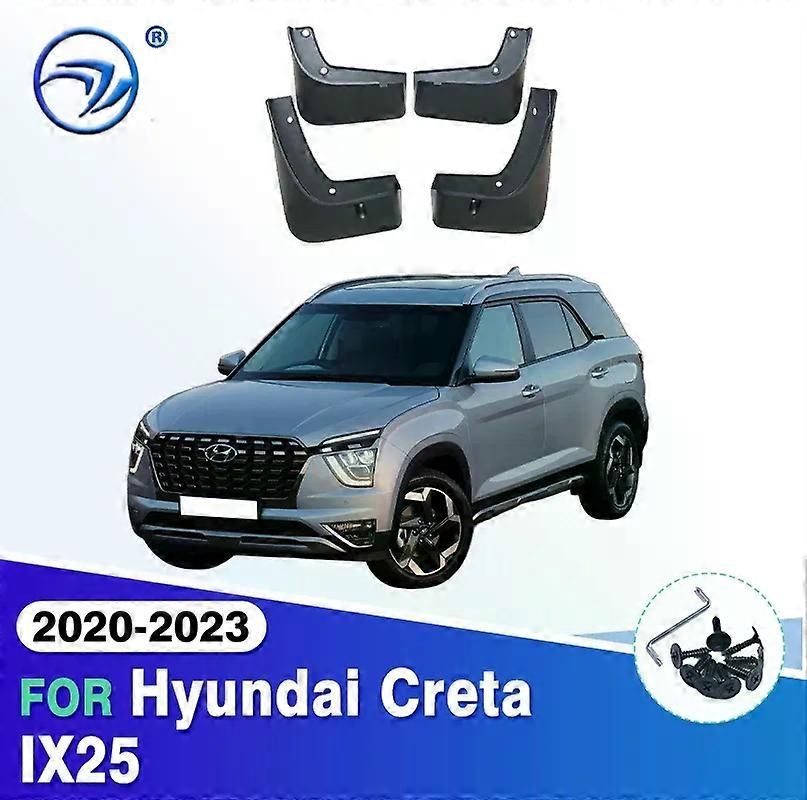 Exquisit Für Hyundai Creta IX25 2020 2021 2022 2023 Vorderräder Hinterräder Splash Mud Mud Mud Kotflügel Kotflügel Auto Zubehör