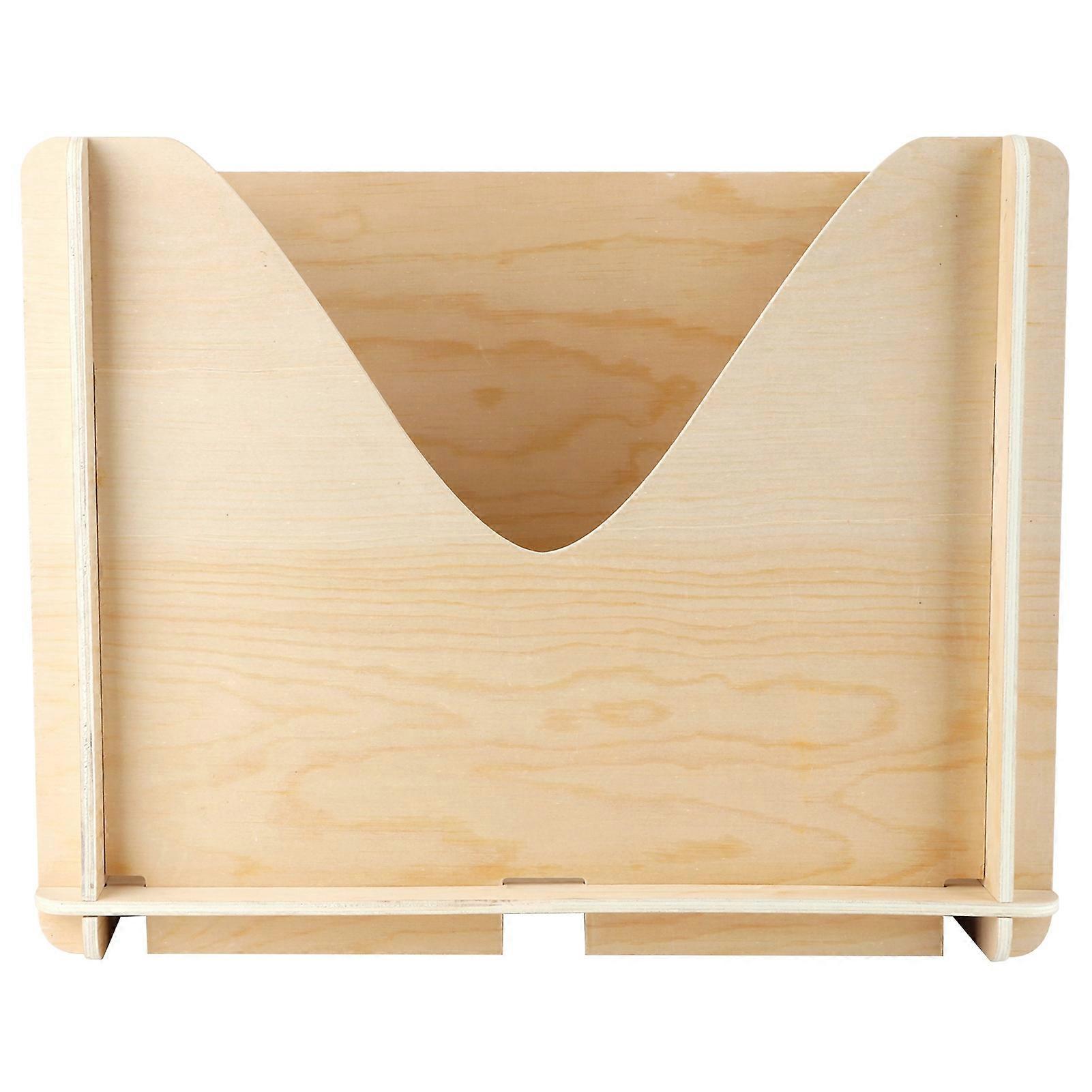 Unfinished Wooden Box Storage Organizer Container