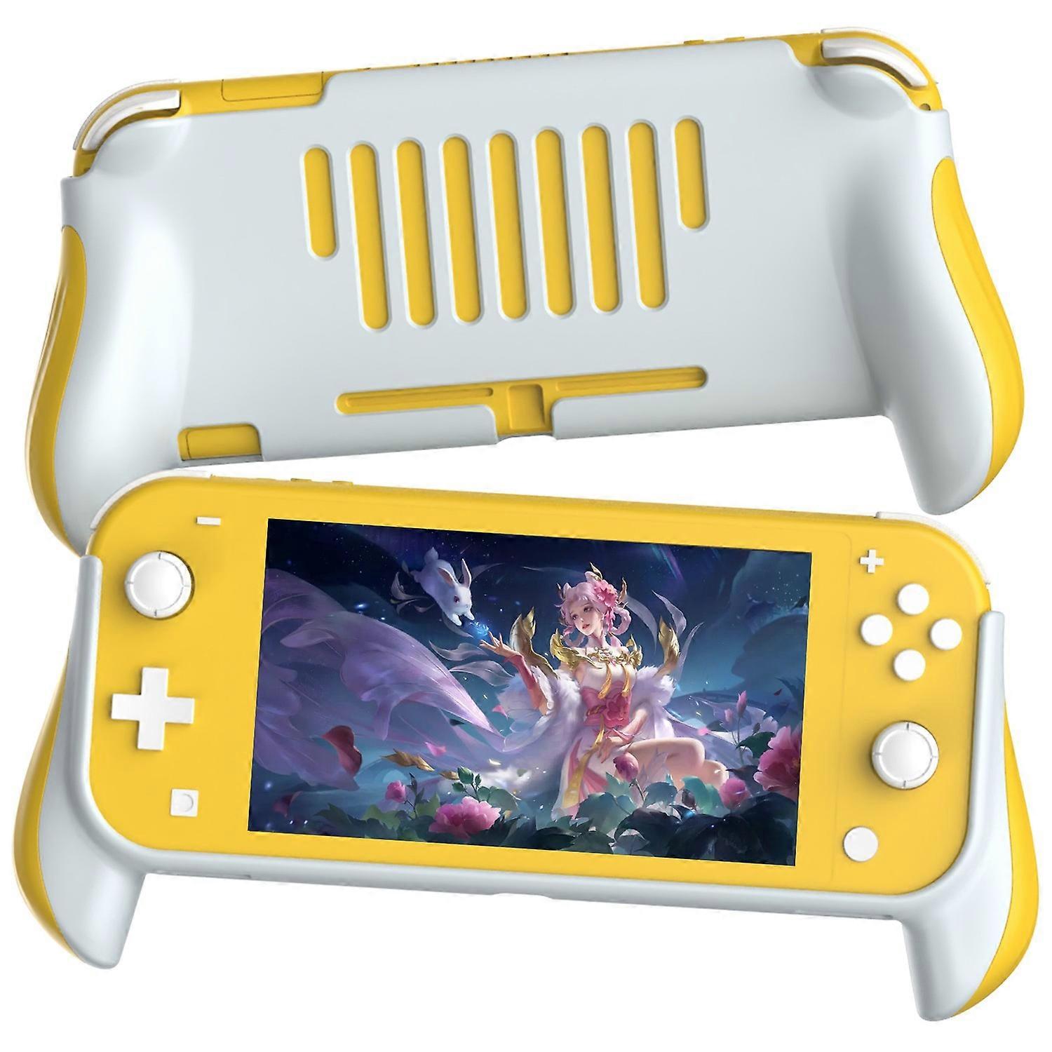 DSS-92 For Nintendo Switch Lite Game Console Hand Grip Ergonomic Handle Case - Yellow