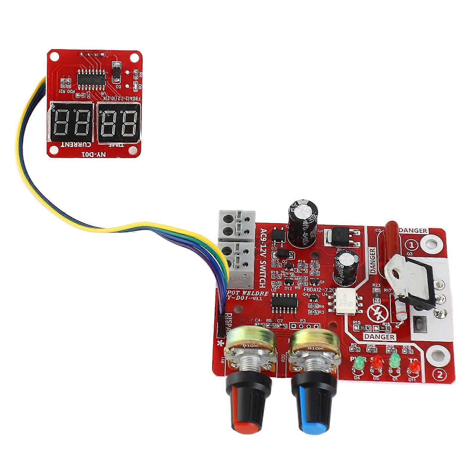 Spot Welding Machine Controller Panel Time and Current Control Function with Digital Display