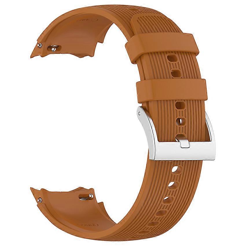 Silicone Watch Strap Replacement Strap Accessories for OPPO Watch X2/X/Oneplus Watch3 Overseas Edition/2 Overseas Edition/Oneplus Watch 2R(Brown)
