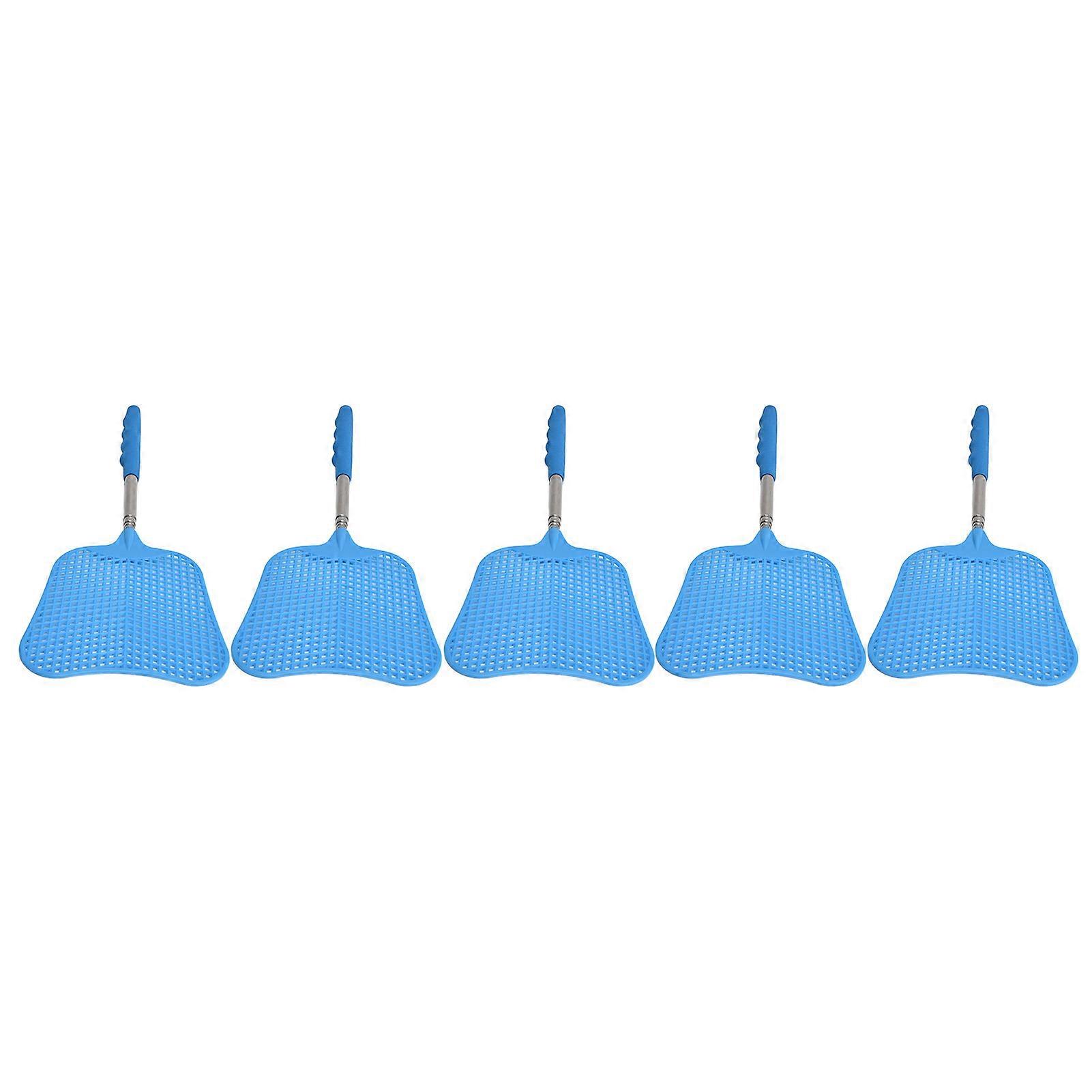Fly Swatter Flexible Convenient Thickened Fly Racket with Retractable Rod