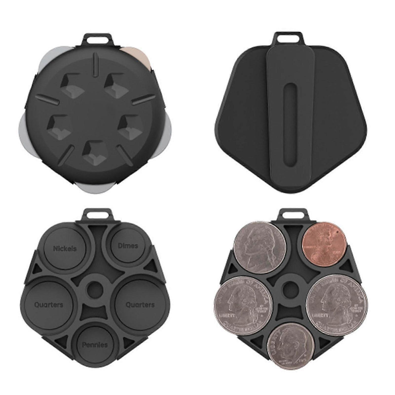 Portable Coin Organizer Coin Dispenser Case Lightweight for Collectors