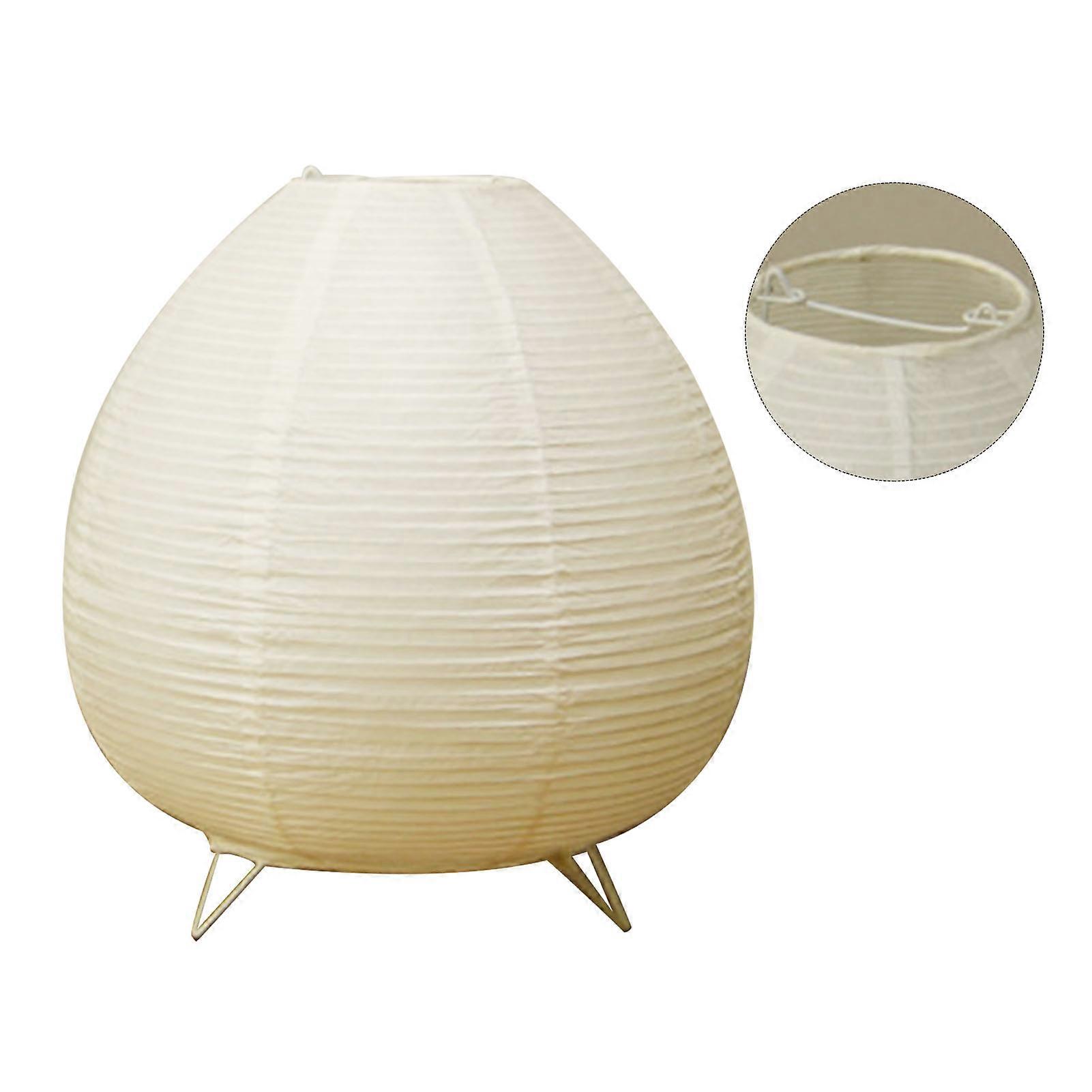 Rice Paper Lantern Lamp Soft Warm Light Home Decoration Modern Standing Bedside Table Lamp for Cafe Bedroom 