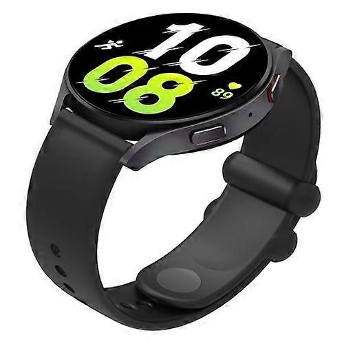 22mm Universal Solid Color Reverse Buckle Silicone Watch Band