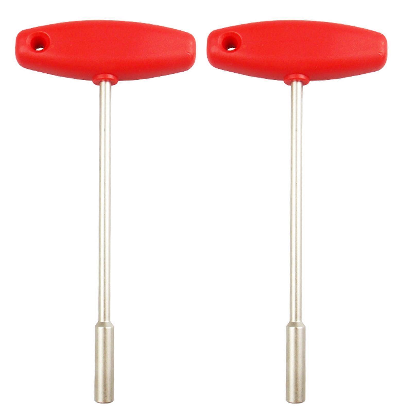 2Pcs Bicycles Concealed Spokes Wrench T Shape Sleeve Wrench Wire Tightener Tool Replacement Wire Adjust Spokes Tool