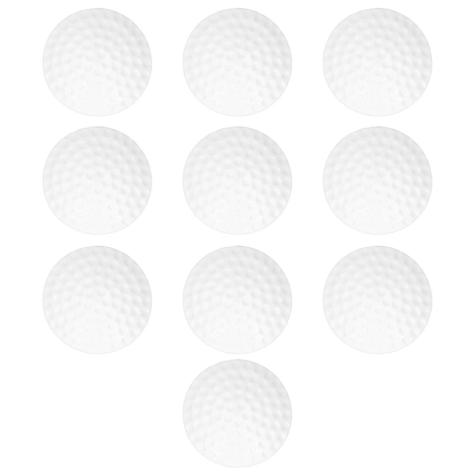 10Pcs Door Handle Stop Silicone Wall Bumper AntiCollision Protector Self Adhesive Guard(White )