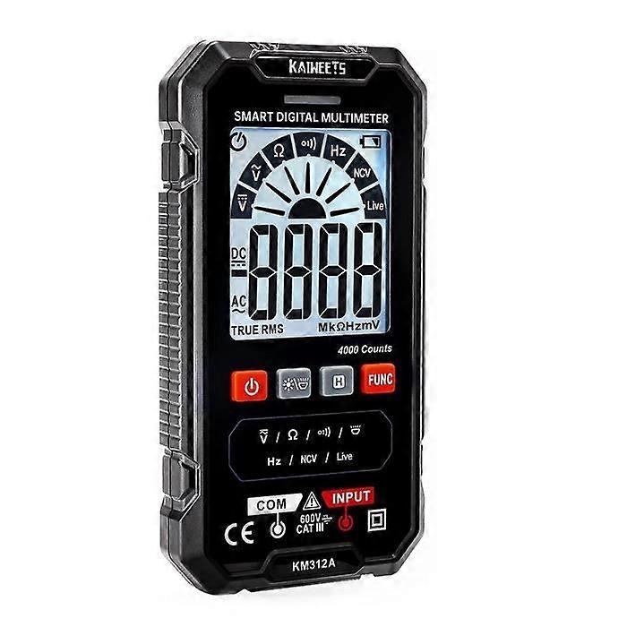 KAIWEETS TRMS 4000 Counts Automatic Range Digital Multimeter, Multimeter, Voltage Measurement, Continuity, Resistance