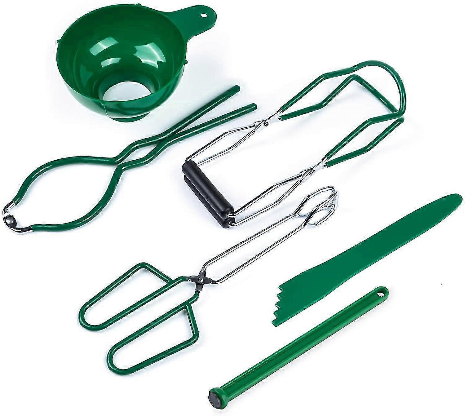 6-Piece Canning Kit Includes Canning Funnel Wrench Bubble Removal Tool