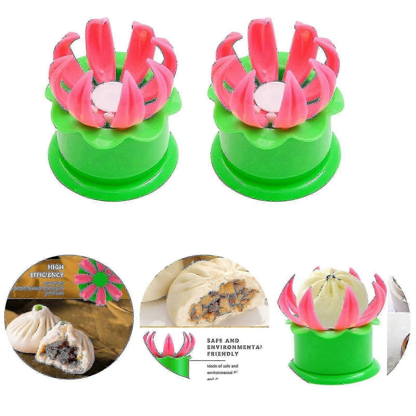 4pc Diy Ravioli Bun Pie Steamed Stuffed Bun Dumpling Maker Mold Tools Dumpling Maker Q