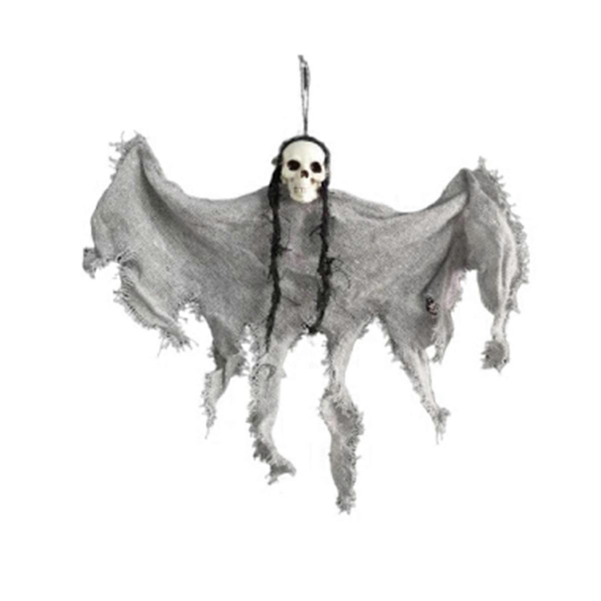 Skull Ghost Halloween Decorations Haunted House Horror Gray