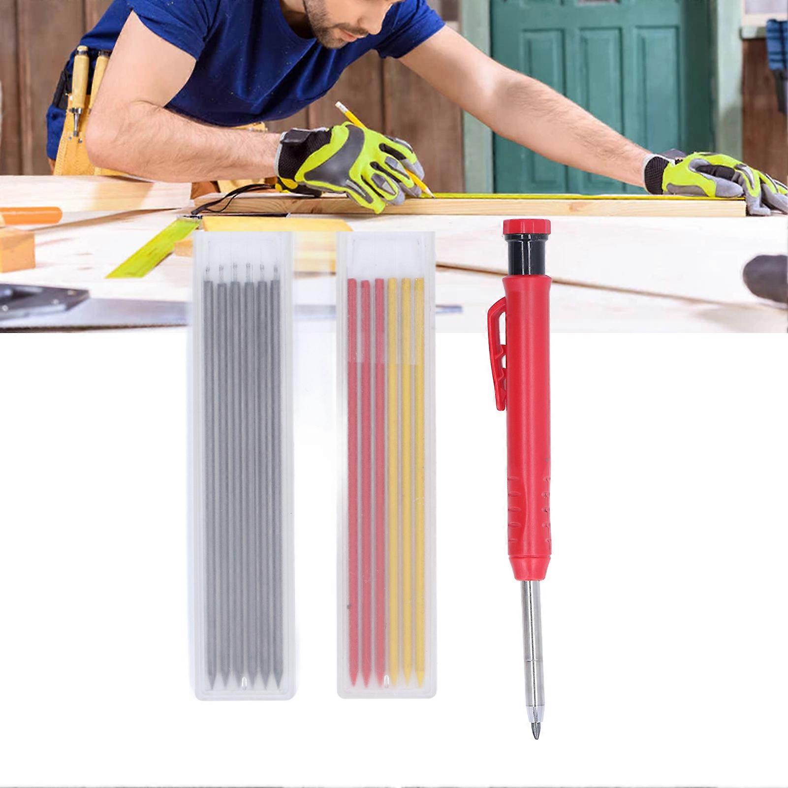 Houtbewerking Markeringspen Alloy Tip Scriber Multifunctionele Scribing Tool met kleurrijke vullingen