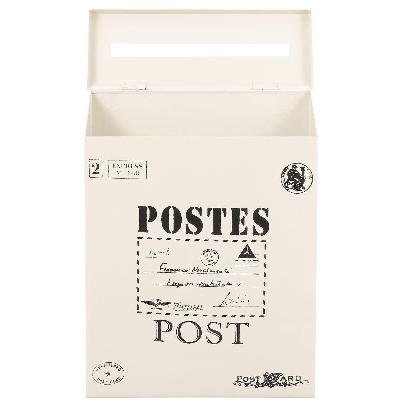 Vintage Mailbox Post Box Mailbox Wall Mount Post Box Outside Mailbox Mail Box