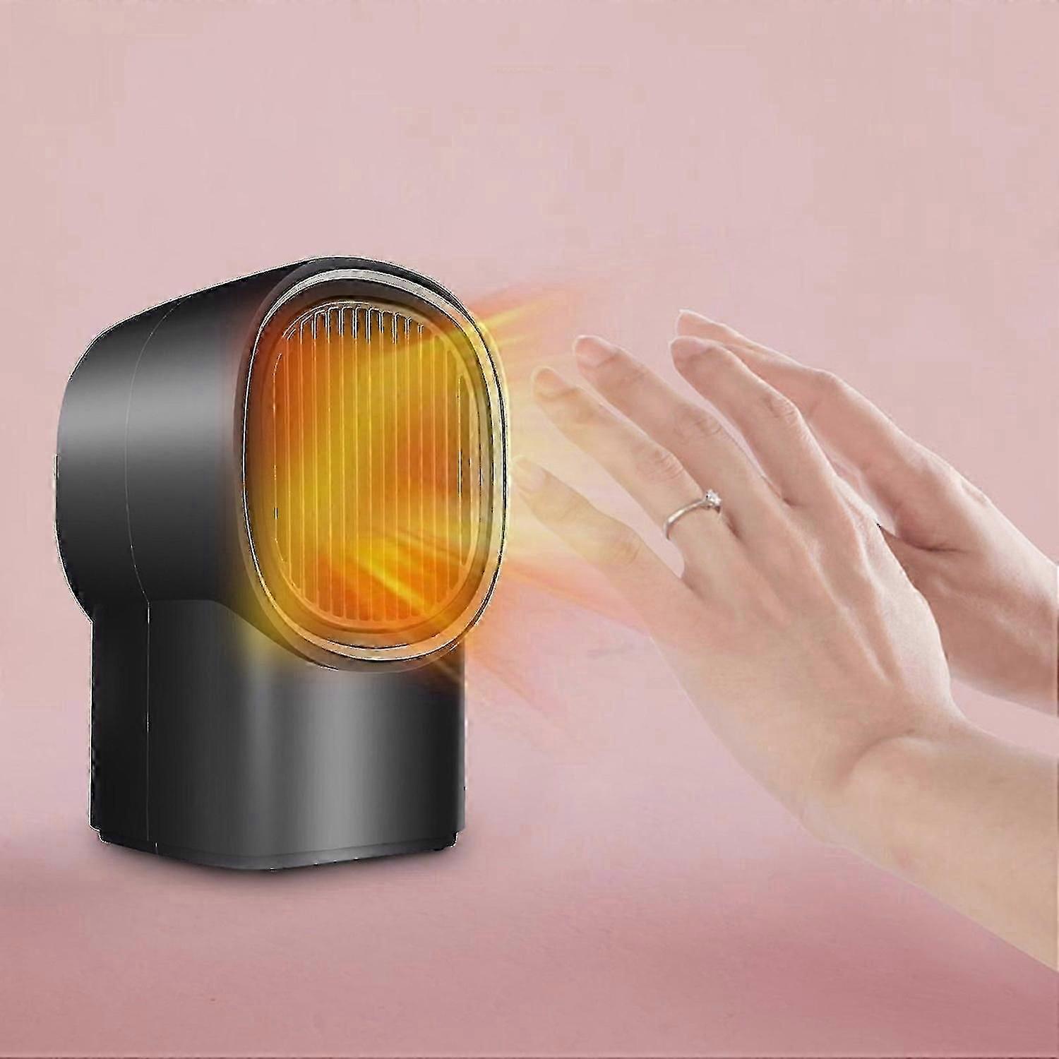 Fan Heater 400W Portable Space Heater Desk Heater Space Heater with Overheat Protection