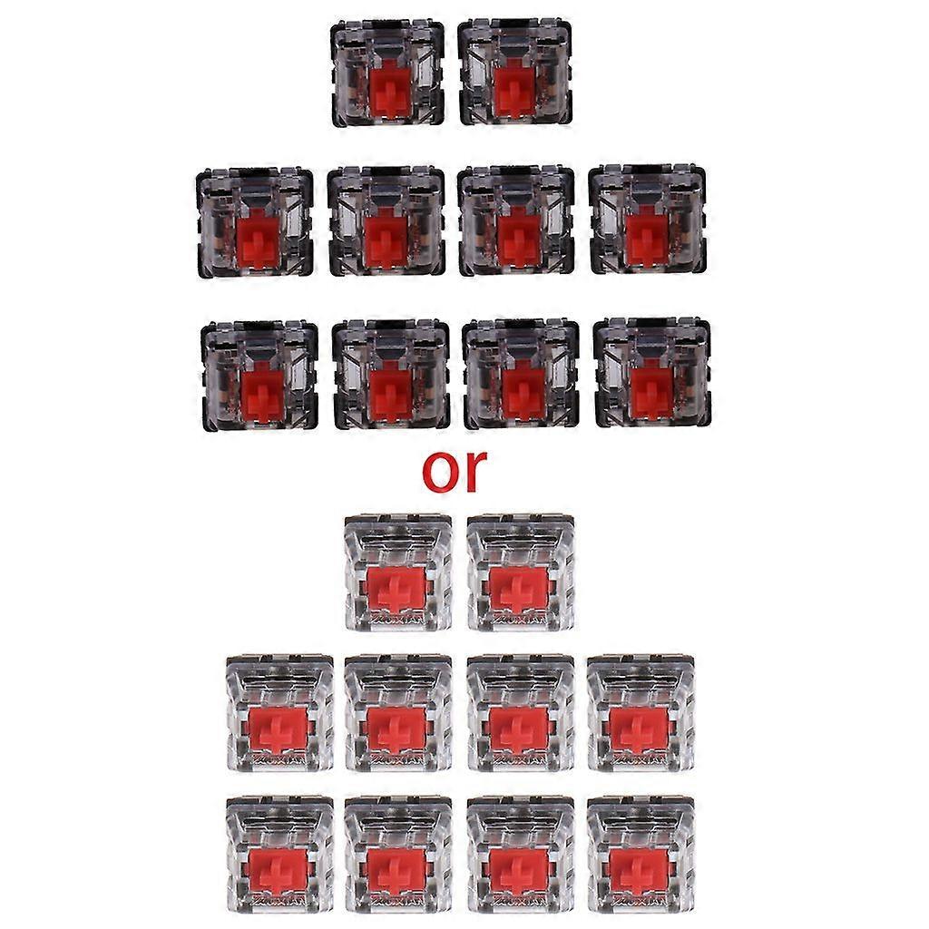 10Pcs 3 Pin Mechanical Keyboard Switch RED for Cherry MX Keyboard Tester Kit