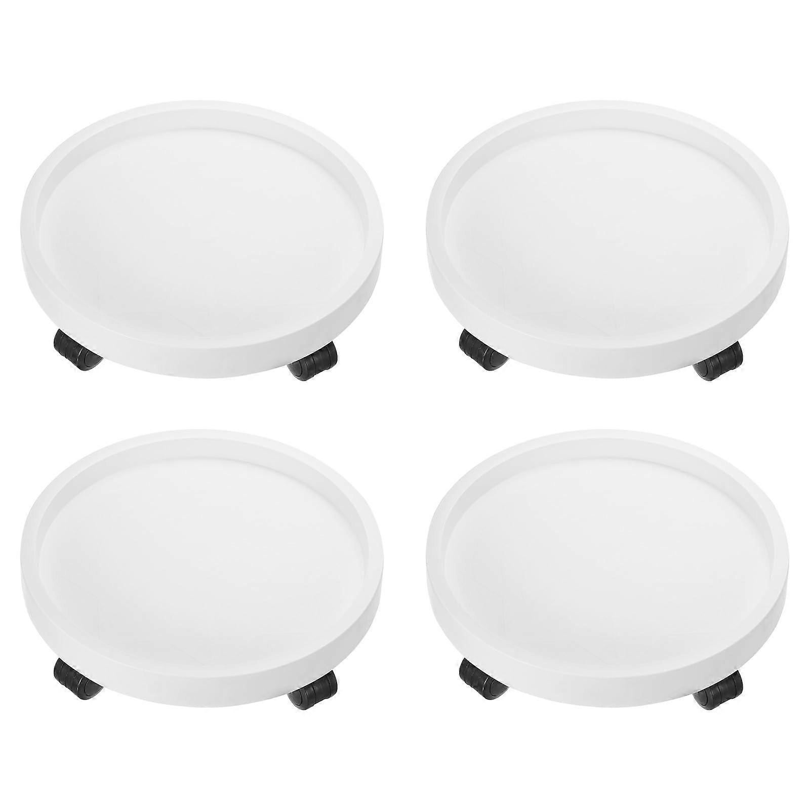 4 Pack 12 Inch Heavy Duty Indoor Plant Stand - Sturdy Multi-Plant Support for Home Decor and Garden Use