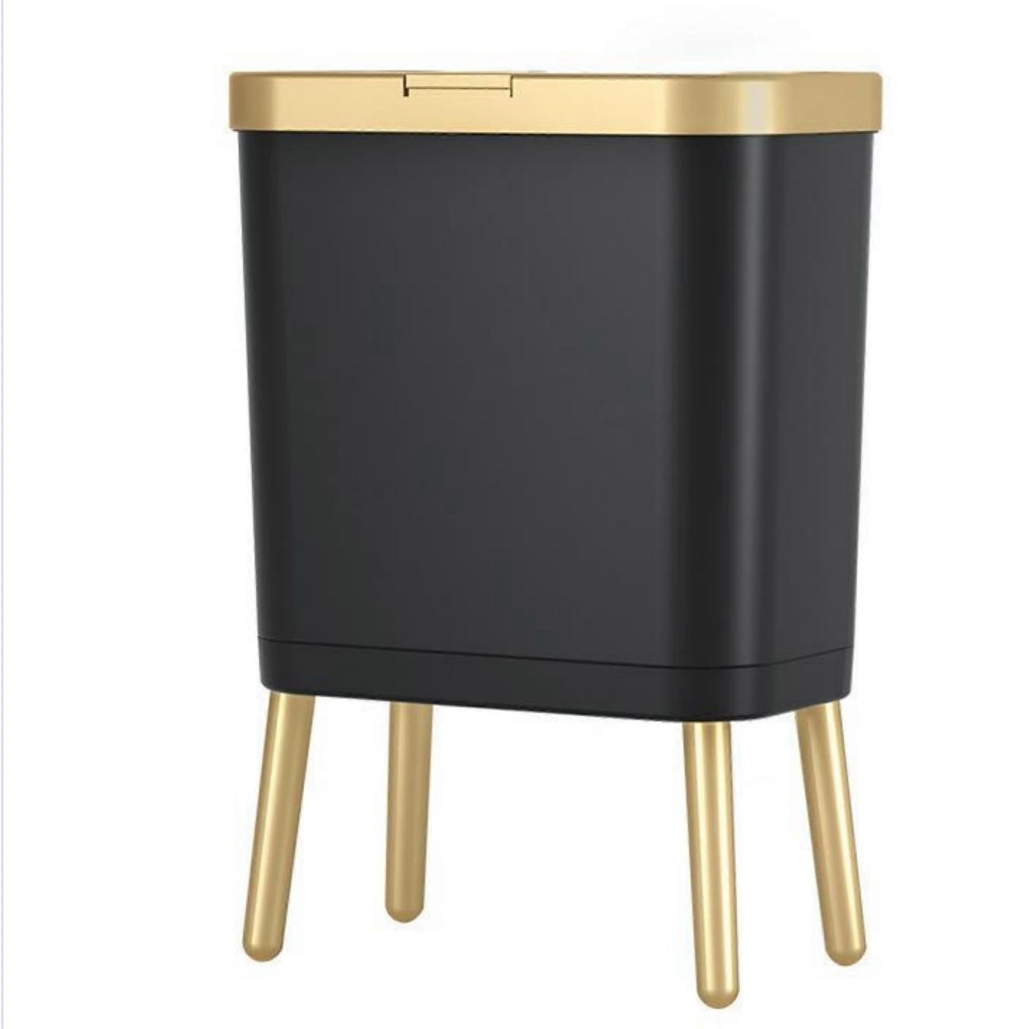 Small trash can for kitchen, capacity 4 gallons
