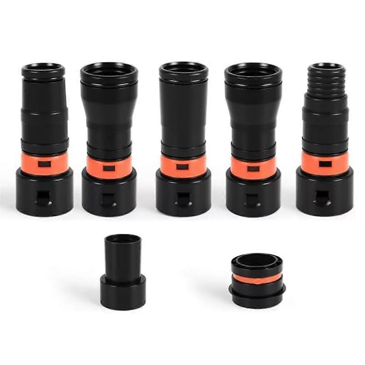 Dust Collection Hose Adapter Kit(7pcs) for Most Woodworking Power