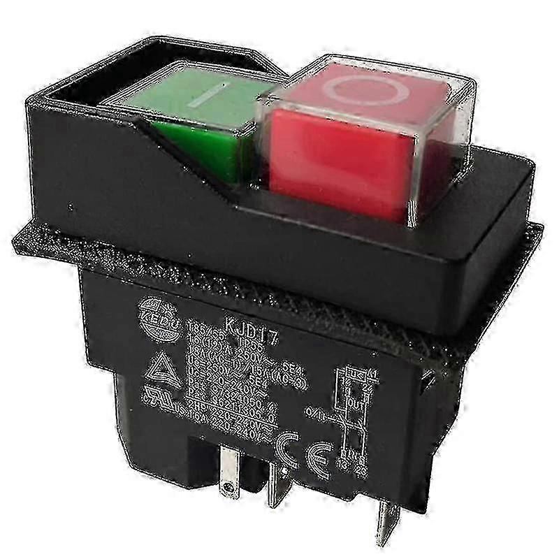 220V 5-Pin Pushbutton Electromagnetic Switches for KJD17 Garden Tools  .