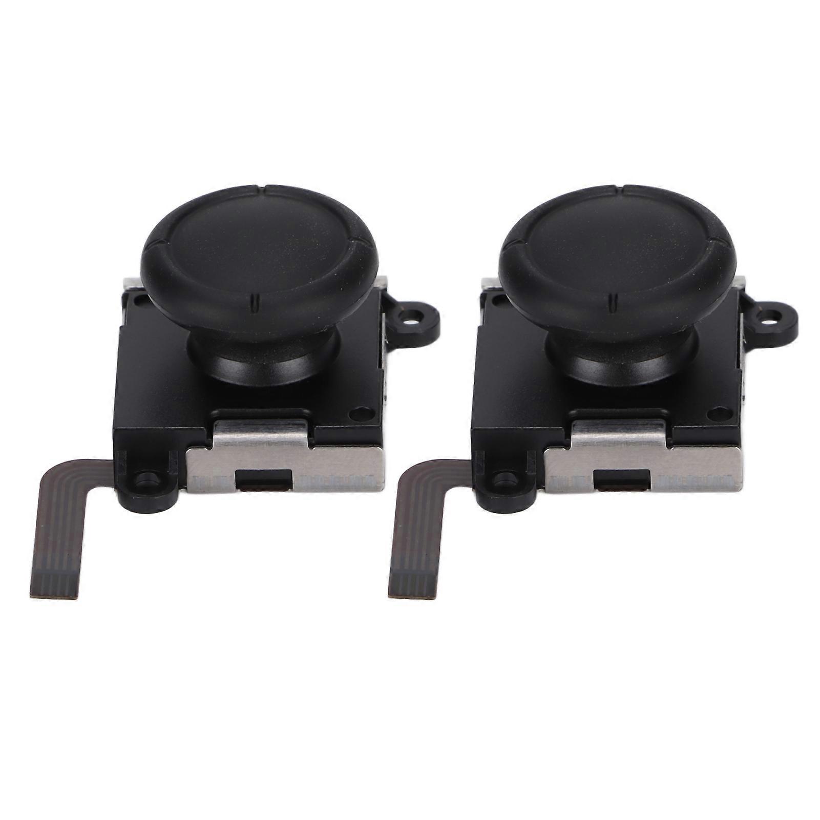 2pcs High-Quality 3D Analog Joystick Replacement with Cover for Switch Lite Consoles