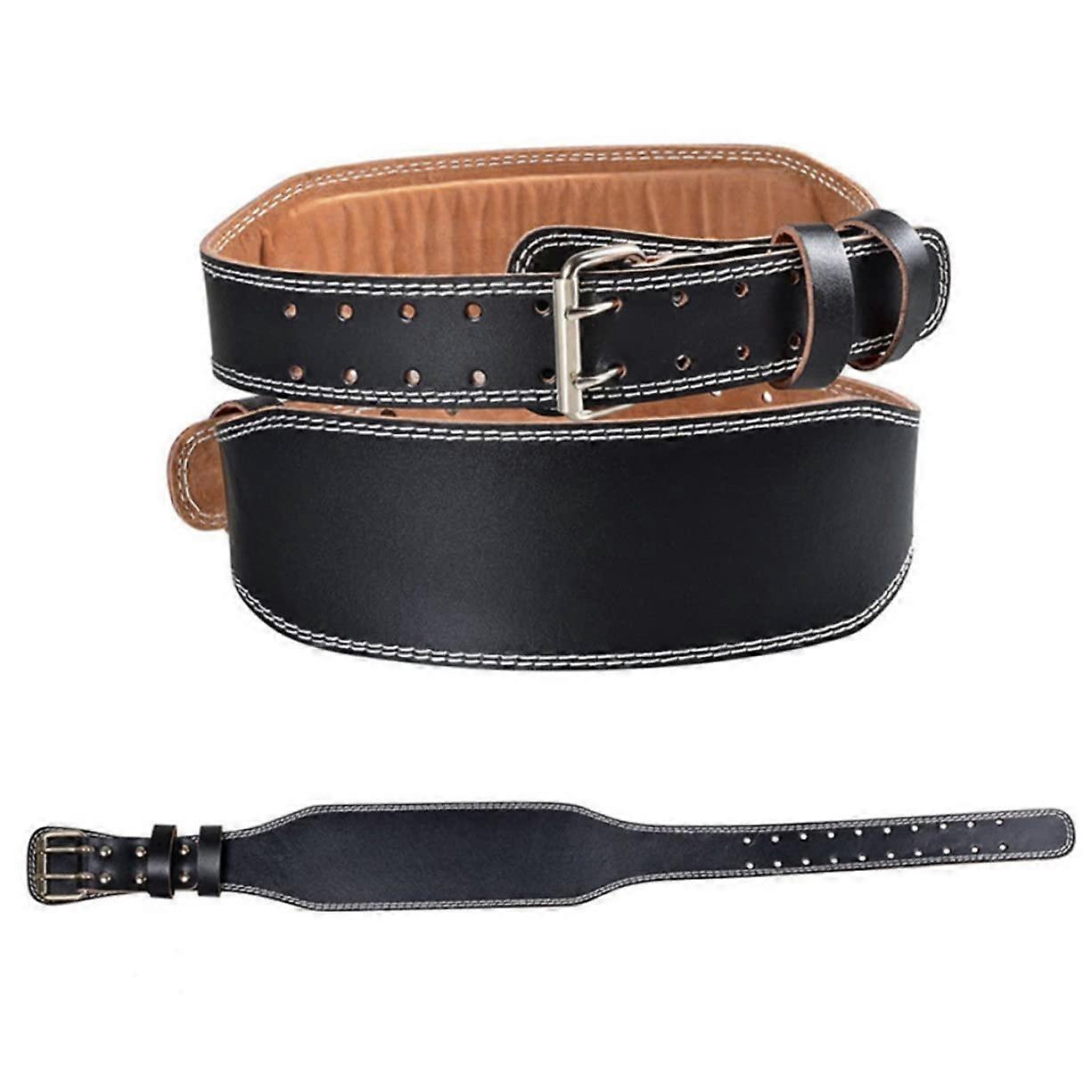 Men's Gym Support Waist Weight Strap Back Support for Heavy Lifting, Adjustable Size, Durable Material, Black