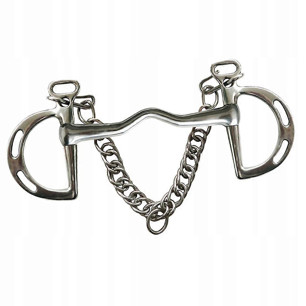 Common Bit With Chain Of Curb Hooks 7 Cm
