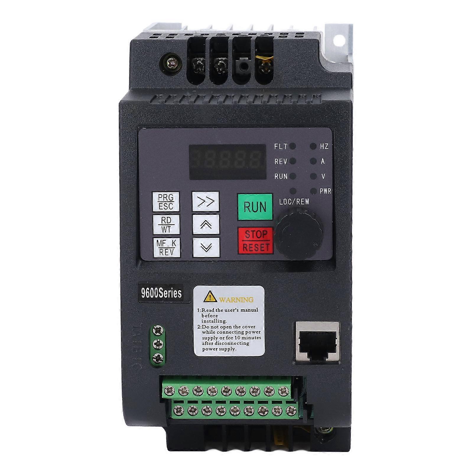 Variable Drive 0.75KW 8.4A 1PH 110V 50-60Hz Input 3PH 0-110V 0-600Hz Output Vector Frequency Converter