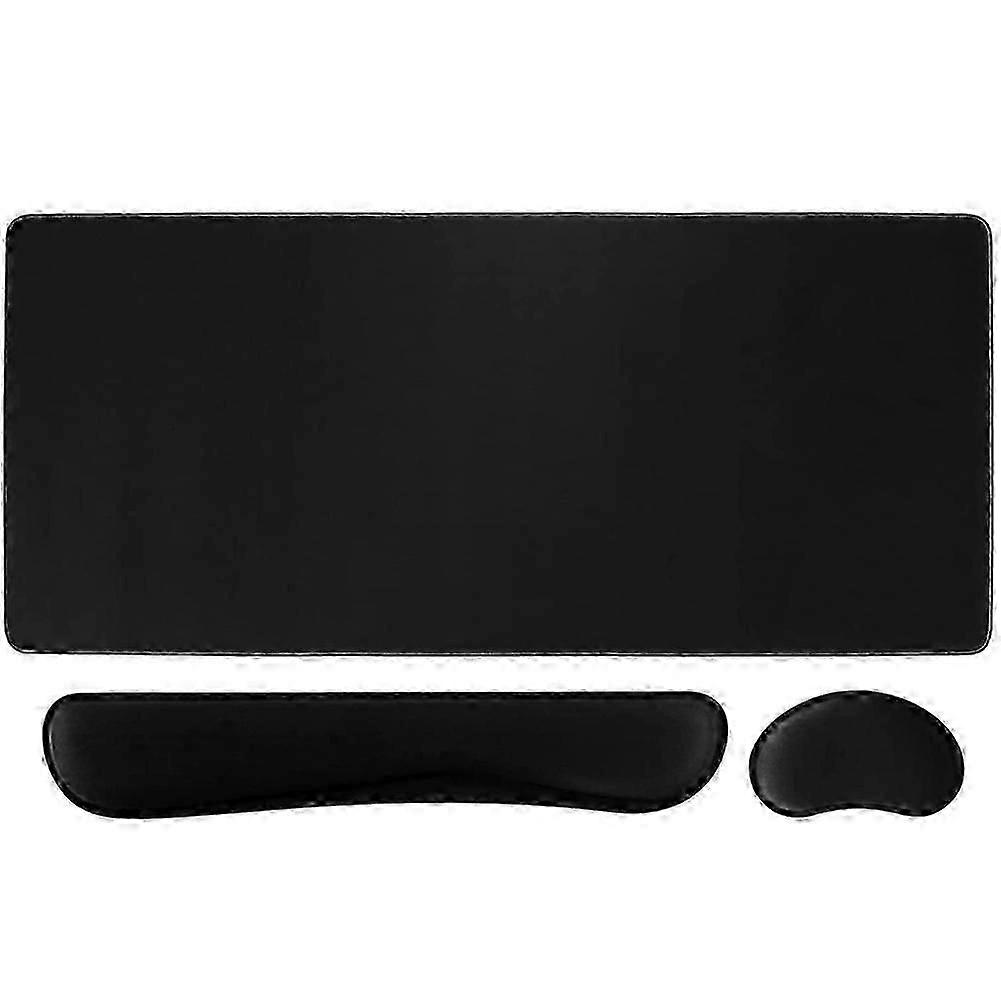 Non-Slip Mouse Pad Extended Gaming Mouse Pad with Keyboard Wrist Rest Mouse Table Pad for Computer Keyboard(900X400X3mm)