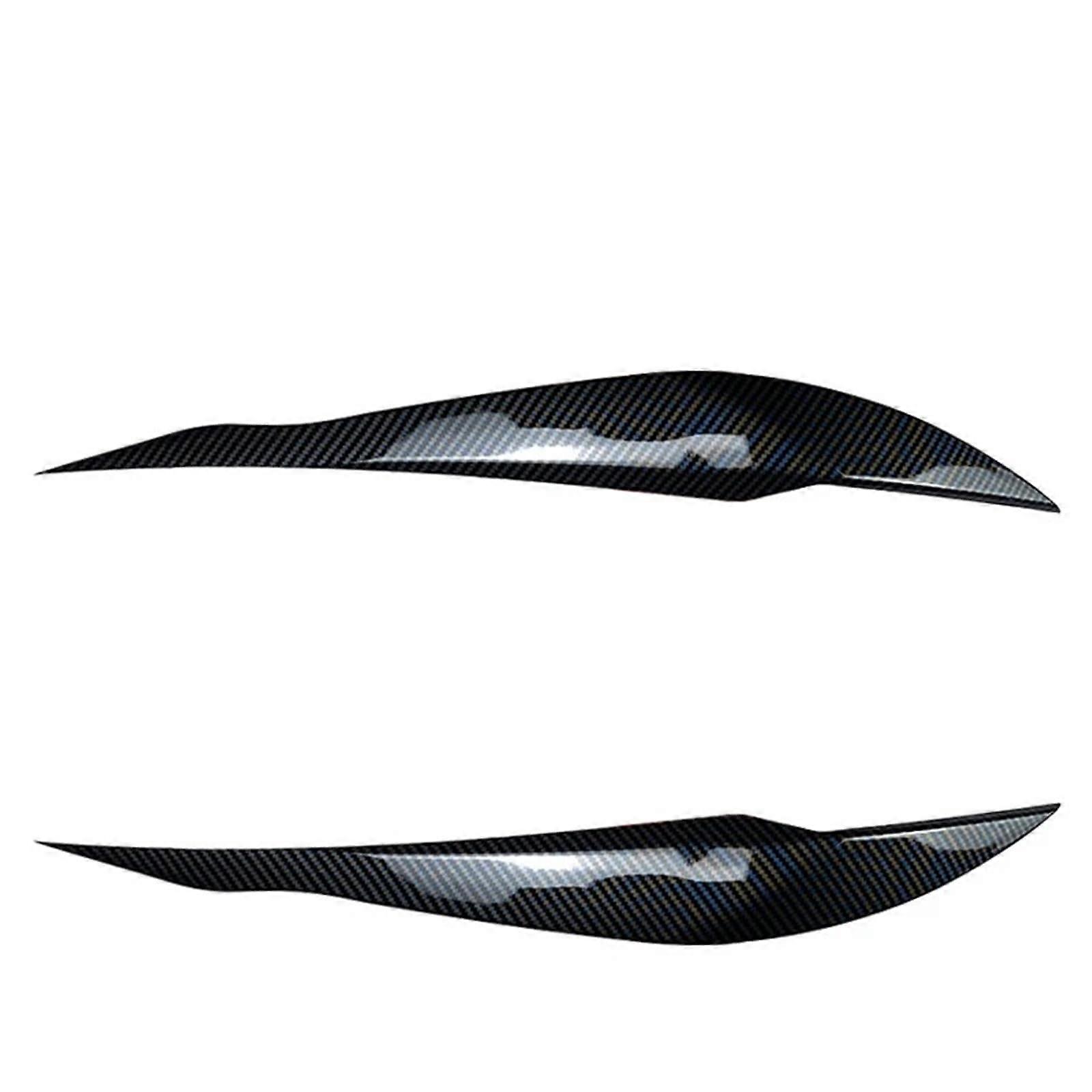 Gloss ABS Headlight Eyebrow Eyelid Trim for F30 BMW Sedan 2012-2015 320i 328i 335i Custom Fit Upgrade
