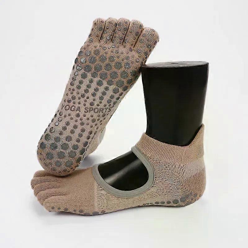 Yoga exercise socks Non-slip Half Toe Pilates Grip Low-Ankle Socks