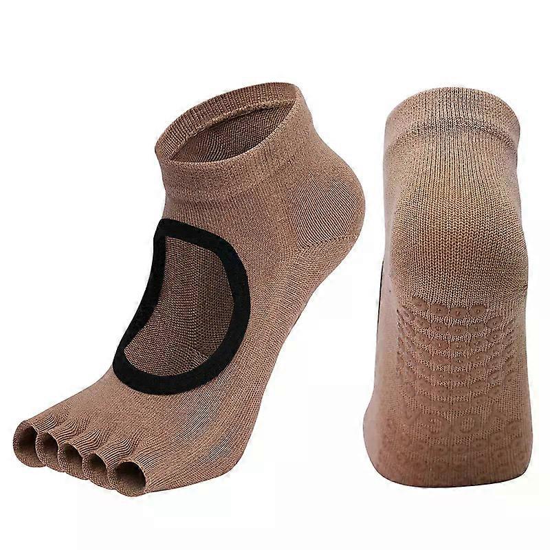 Yoga exercise socks 3 Pairs Professional Five Toe Yoga Socks