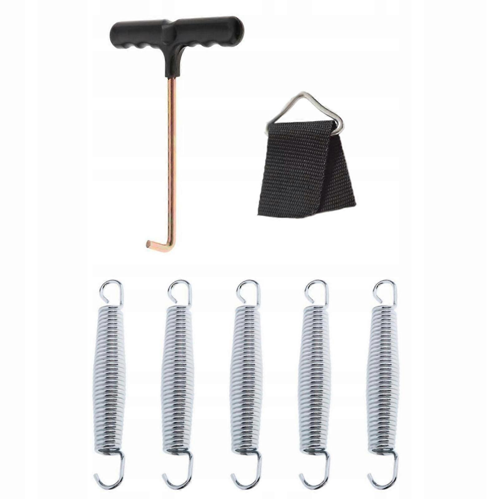 Trampoline Springs Repair Hardware Replacement With Tool For 14.7cm Spring