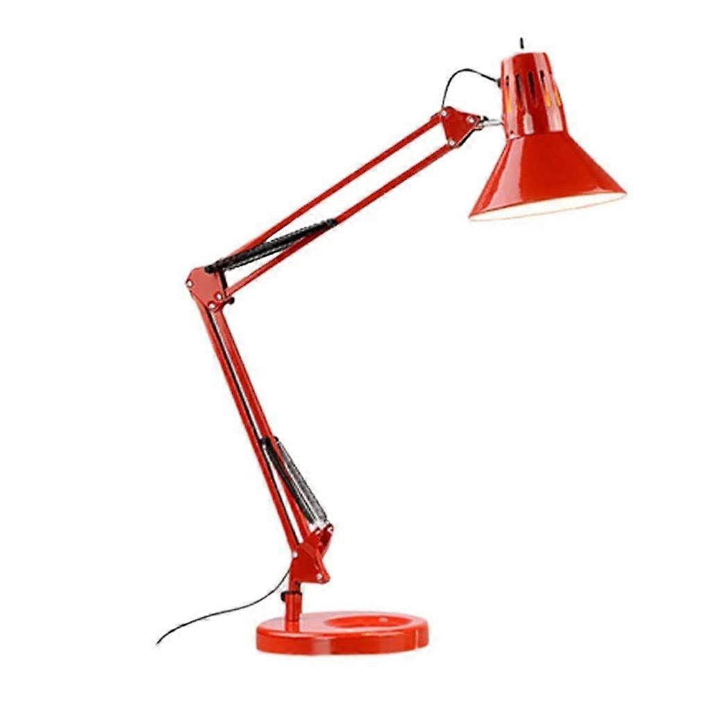 Nightstand Lamp Metal Desk Lamp Swing Arm Desk Lamp Adjustable Goose Neck Study Lamp