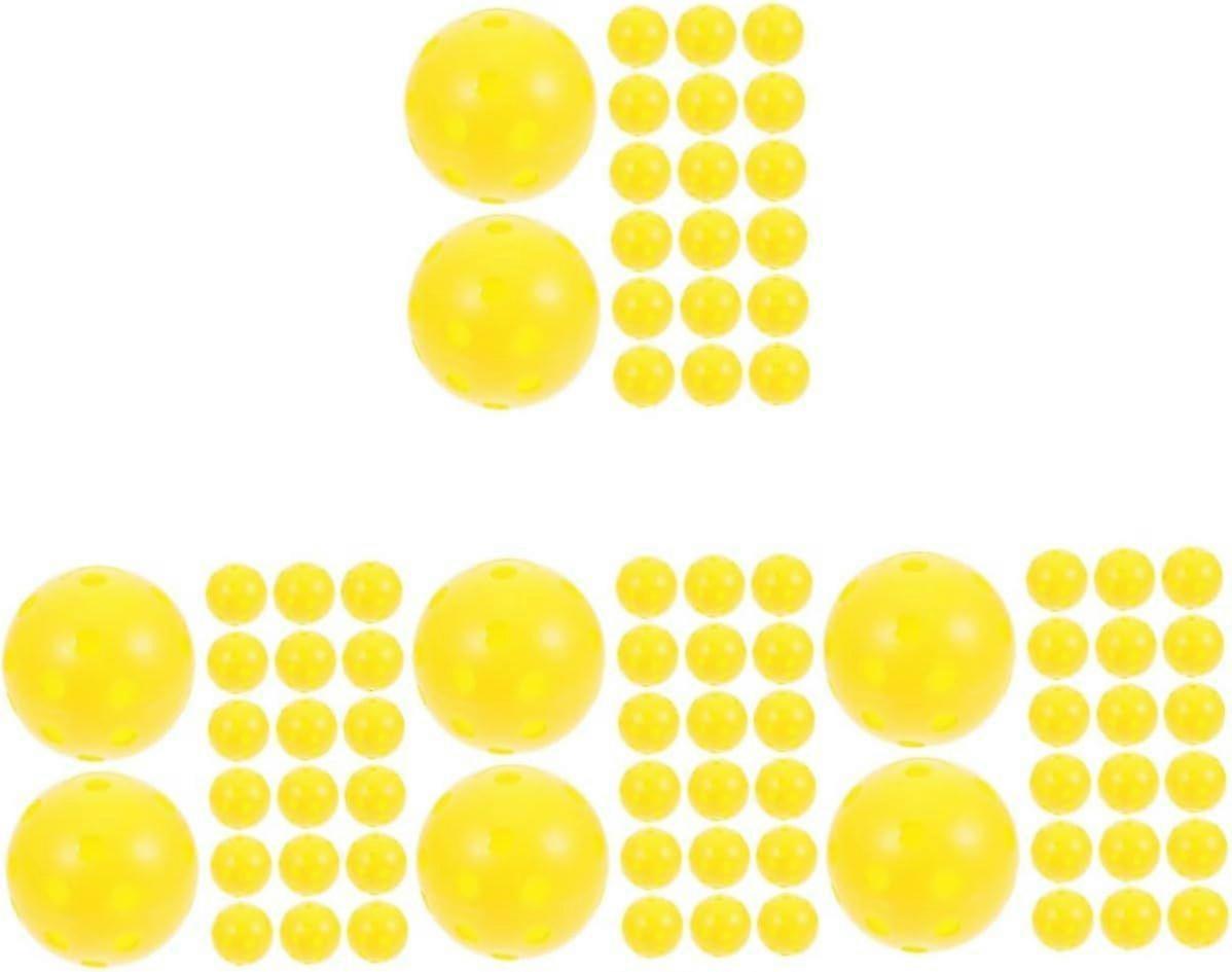 100 db golf gyakorló golyólyuk labda többszínű Hdpe