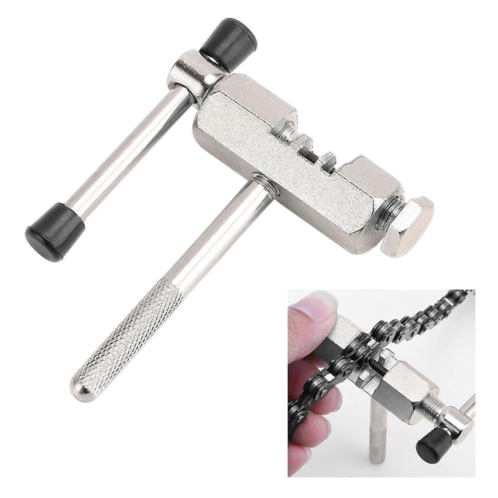 7pcs Bicycle Repair Tool Kit Cassette Remover Wrench Chain Breaker Crank Puller Extractor Spoke Wrench Bottom Bracket Freewheel Removal Tool
