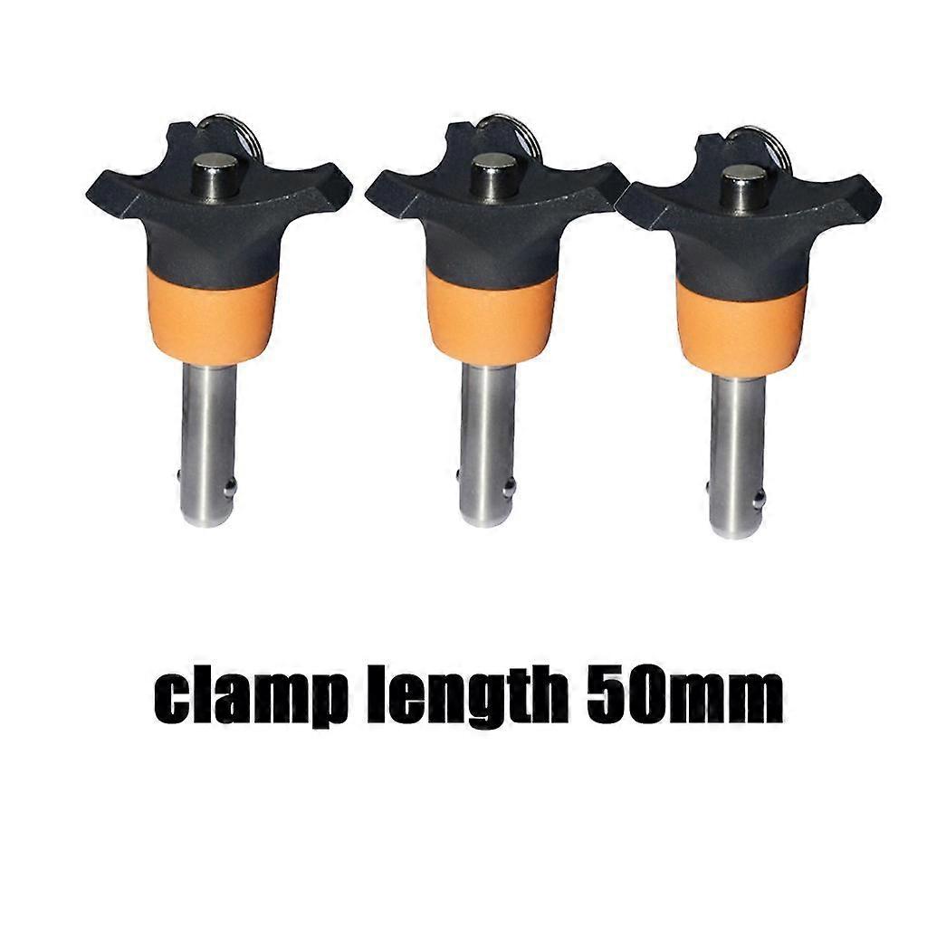 3xQuick Tighten Plug Dia 6mm Metalworking Tool 50mm
